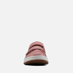 Clarks Kids' Fawn Solo Trainers - Light Pink Lea -Vans Shoes Shop 13523267 1454940433907707