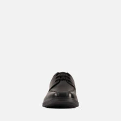Clarks Youth Scala Step School Shoes - Black Leather -Vans Shoes Shop 13523448 3624940440999527