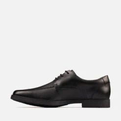 Clarks Youth Scala Step School Shoes - Black Leather -Vans Shoes Shop 13523448 8214940441048013