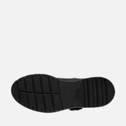 Clarks Youth Dempster Bar School Shoes - Black Leather -Vans Shoes Shop 13523517 8504940443520553