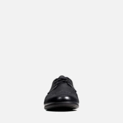 Clarks Kids' Scala Lace School Shoes - Black Leather 8 Clarks Kids' Scala Lace School Shoes - Black Leather -Vans Shoes Shop 13523521 1384940443692576