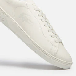 Lacoste Men's Court Zero 0722 1 Leather Court Cupsole Trainers - Off White/Off White -Vans Shoes Shop 13528541 5314957289629194