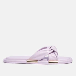 Coach Women's Brooklyn Leather Sandals - Violet