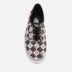 Vans Men's Love Letters Authentic Trainers - Black/True White -Vans Shoes Shop 13531505 6364938941047455
