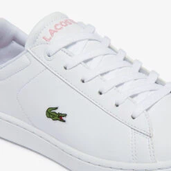 Lacoste Junior Carnaby Evo Trainers - White -Vans Shoes Shop 13559345 5724935520269228