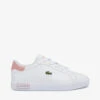 Lacoste Kids' Powercourt 0721 Trainers - White/Pink