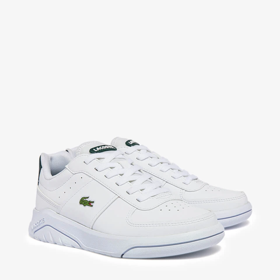Lacoste Junior Game Advance Trainers - White/Green 2 Lacoste Junior Game Advance Trainers - White/Green - Image 2