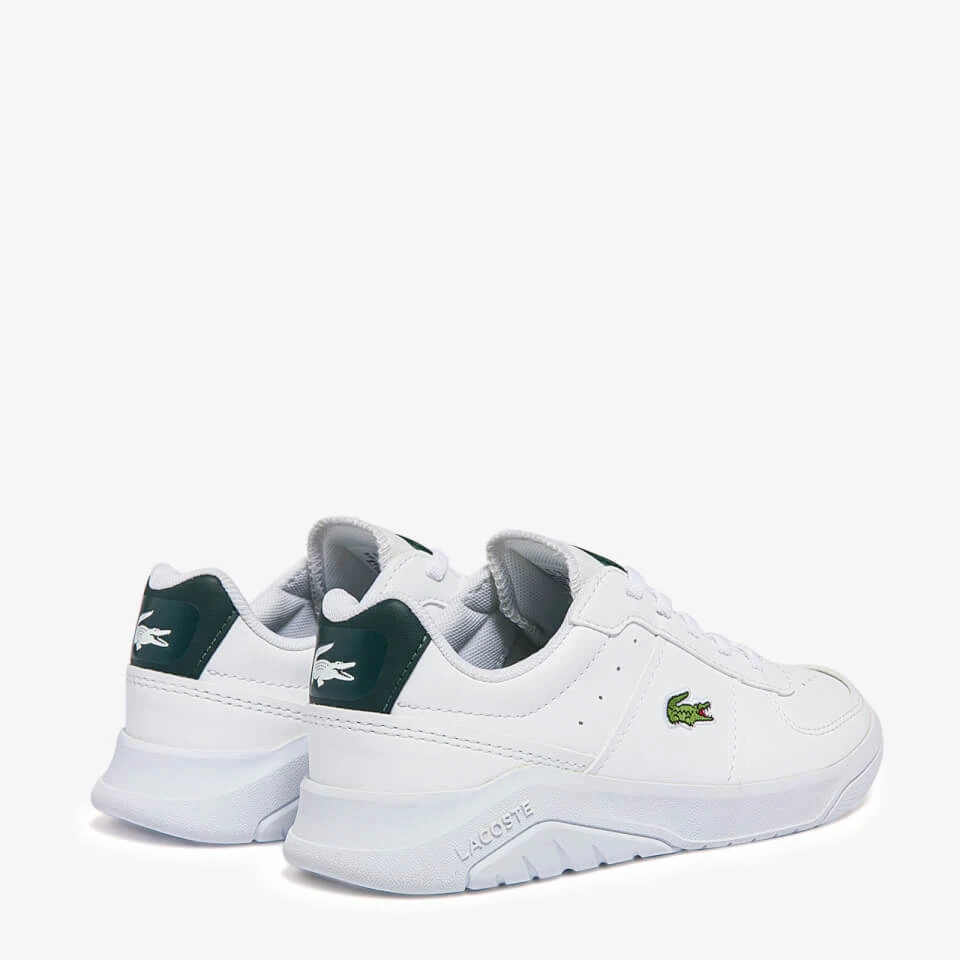 Lacoste Junior Game Advance Trainers - White/Green 3 Lacoste Junior Game Advance Trainers - White/Green - Image 3