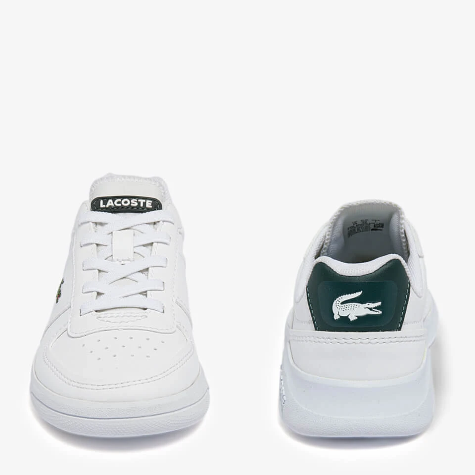 Lacoste Junior Game Advance Trainers - White/Green 5 Lacoste Junior Game Advance Trainers - White/Green - Image 5