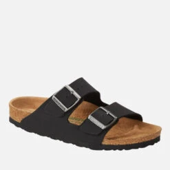 Birkenstock Men's Arizona Vegan Double Strap Sandals - Black 5 Birkenstock Men's Arizona Vegan Double Strap Sandals - Black -Vans Shoes Shop 13623986 2065052706273035