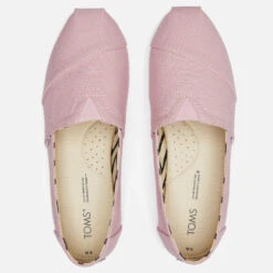 TOMS Women's Alpargata Vegan Canvas Pumps - Chalk Pink Heritage -Vans Shoes Shop 13624800 6094961759545878
