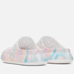 TOMS Women's Alpargata Mallow Vegan Mules - Candy Pink Tie Dye -Vans Shoes Shop 13624855 1134961760770268