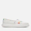 TOMS Women's Alpargata Mallow Pumps - White Canvas/Love Unites Embroidery