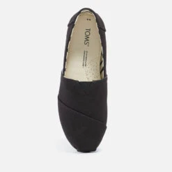 TOMS Men's Alpargata Vegan Canvas Pumps - Black/Black -Vans Shoes Shop 13624903 1924967448157392