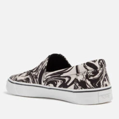 TOMS Men's Alpargata Fenix Vegan Canvas Trainers - Black Psychedelic -Vans Shoes Shop 13624945 1384994390832072