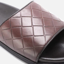 Walk London Men's George Leather Cross Front Sandals - Black -Vans Shoes Shop 13629874 8074952712028530