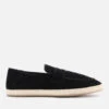 Walk London Men's Cannes Suede Saddle Espadrilles - Black