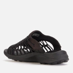 Keen Men's Uneek Sneaker Slide Sandals - Black/Black -Vans Shoes Shop 13634521 1624953412162425