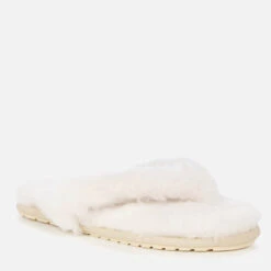 EMU Australia Women's Pitta Sheepskin Slippers - Natural -Vans Shoes Shop 13642047 1614958873379300