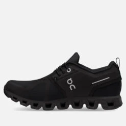 ON Women's Cloud 5 Waterproof Running Trainers - All Black -Vans Shoes Shop 13643127 1874981720577580
