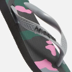 Havaianas Girls Camo Flip Flops - Black -Vans Shoes Shop 13651586 1465047573874187