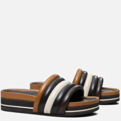 Tory Burch Women's Quilted Leather Flatform Sandals - Black/Mocha Brazil Own/Ivory 6 Tory Burch Women's Quilted Leather Flatform Sandals - Black/Mocha Brazil Own/Ivory -Vans Shoes Shop 13659527 1744938133295988