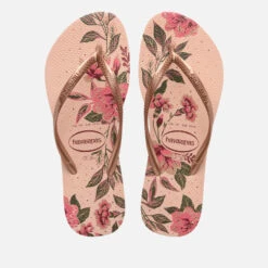 Havaianas Women's Slim Organic Flip Flops - Ballet Rose/Golden Blush