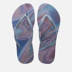 Havaianas Women's Slim Iridescent Flip Flops - Quiet Lilac