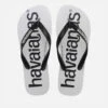 Havaianas Men's Top Logomania Flip Flops - Black/Black