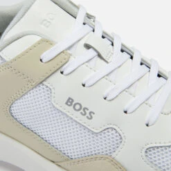 BOSS Men's Dean Runner Trainers - Open Beige -Vans Shoes Shop 13701168 2064973116654770