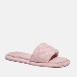 Coach Bridgett Terry Cloth Sliders -Vans Shoes Shop 13735657 9334977033812193