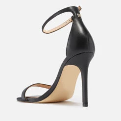 Guess Devon Leather Heeled Sandals -Vans Shoes Shop 13753438 1984977075073047