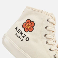 KENZO Schhol Logo Canvas High-Top Trainers -Vans Shoes Shop 13760103 1864997971994640