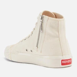 KENZO Schhol Logo Canvas High-Top Trainers -Vans Shoes Shop 13760103 2884997971948497