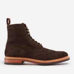 Grenson Fred Suede Brogue Boots