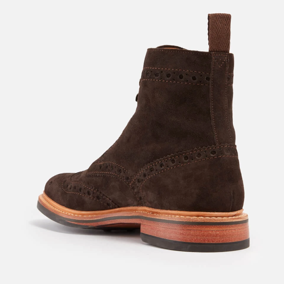 Grenson Fred Suede Brogue Boots 3 Grenson Fred Suede Brogue Boots - Image 3