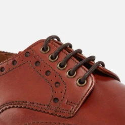 Grenson Men's Archie Handpainted Leather Brogues - Tan -Vans Shoes Shop 13794717 1805022193637766