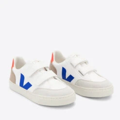 VEJA Kids' V-12 Leather And Vegan Suede Trainers -Vans Shoes Shop 13798906 5864985570598957