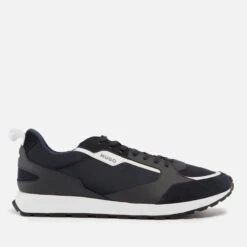 HUGO Icelin Runn Mesh, Leather And Suede Trainers