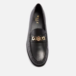 Walk London Riva Sovereign Leather Loafers -Vans Shoes Shop 13815373 8665006347607061