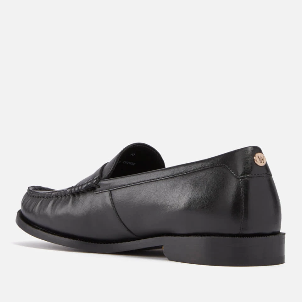 Walk London Men’s Riva Leather Penny Loafers 2 Walk London Men’s Riva Leather Penny Loafers - Image 2