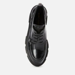 Kurt Geiger London Women's Bird Eagle Leather Lace Up Shoes - Black -Vans Shoes Shop 13831373 1054969773493143