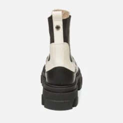 Steve Madden Merilyn Two-Tone Leather Chelsea Boots -Vans Shoes Shop 13834866 6224986137824989