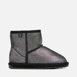EMU Australia Kids' Metallic Suede Ankle Boots