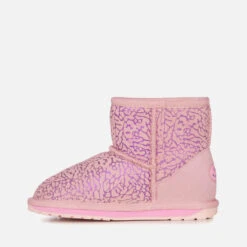 EMU Australia Kids' Shearling-Lining Suede Ankle Boots -Vans Shoes Shop 13836280 1364981712972847