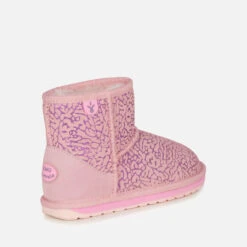 EMU Australia Kids' Shearling-Lining Suede Ankle Boots -Vans Shoes Shop 13836280 6094981712897919