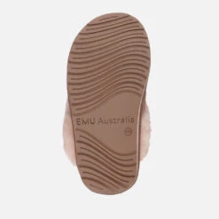 EMU Australia Kids' Suede And Wool Slippers -Vans Shoes Shop 13836332 5724981715627826