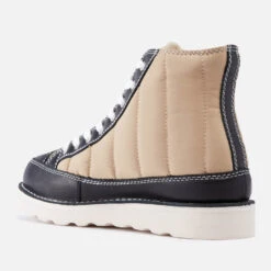 Good News Roopa Nylon And Leather Boots -Vans Shoes Shop 13841349 1475007388019157