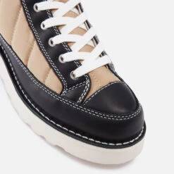 Good News Roopa Nylon And Leather Boots -Vans Shoes Shop 13841349 6695007388073916