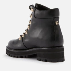 Guess Issay Leather Hiking-Style Boots 6 Guess Issay Leather Hiking-Style Boots -Vans Shoes Shop 13844194 5574998833282643